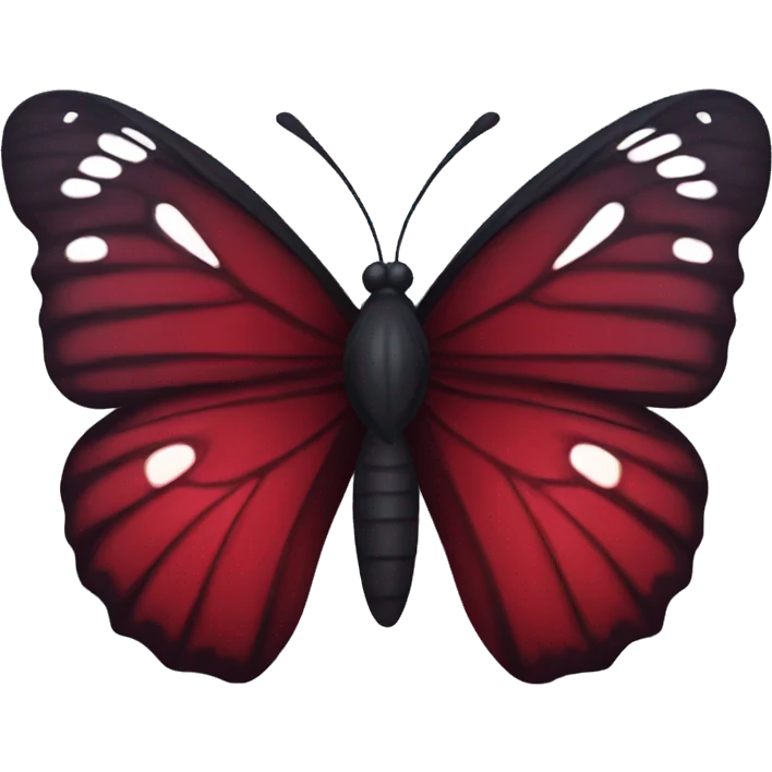Dark red Butterfly emoji