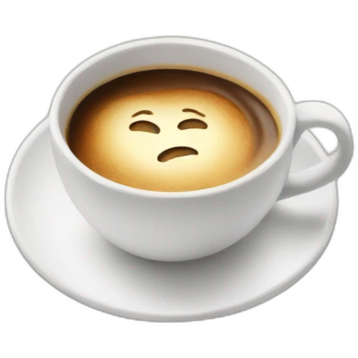 notes coffee emoji
