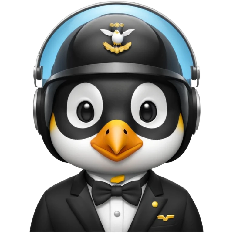 Pilot Penguin emoji