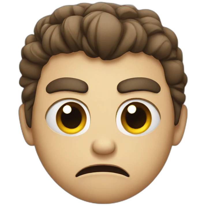 Angry-face emoji
