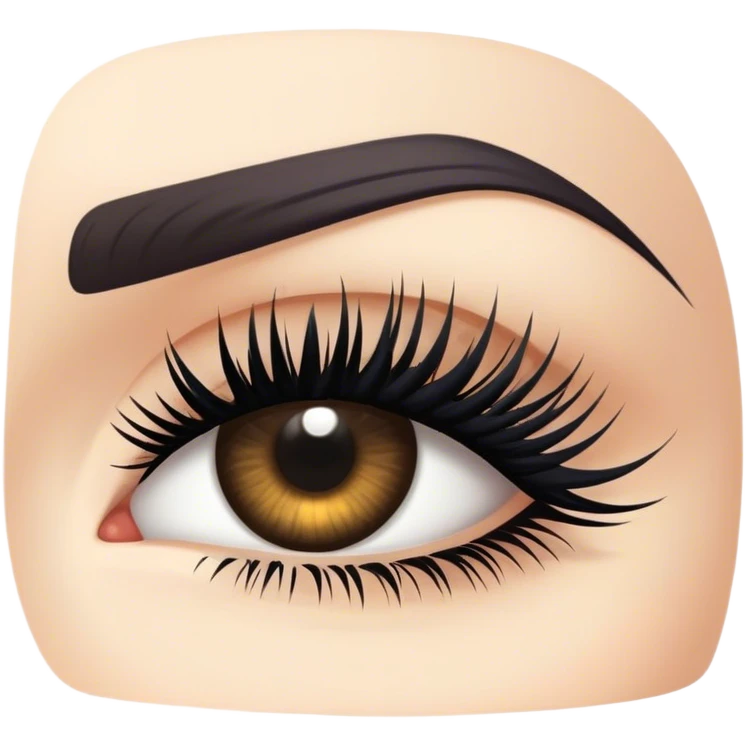 long eyelashes emoji