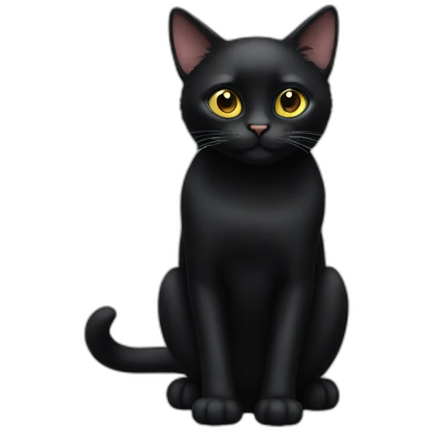 black cat emoji