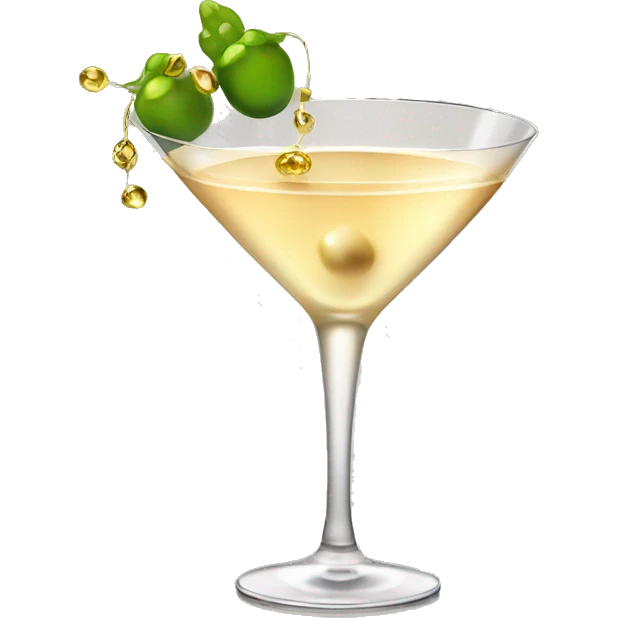 Champagne martini emoji