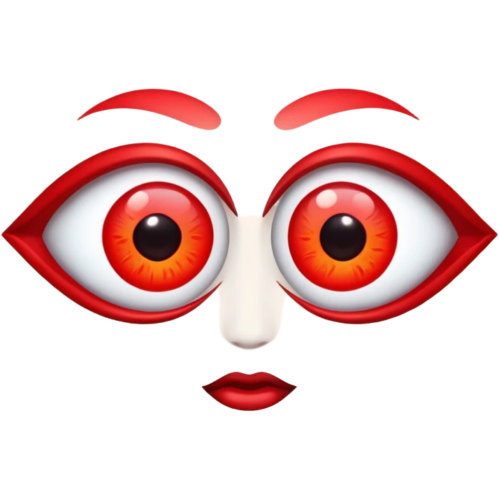 Turn this emojis eyes 😍 into this eyes🫀 emoji