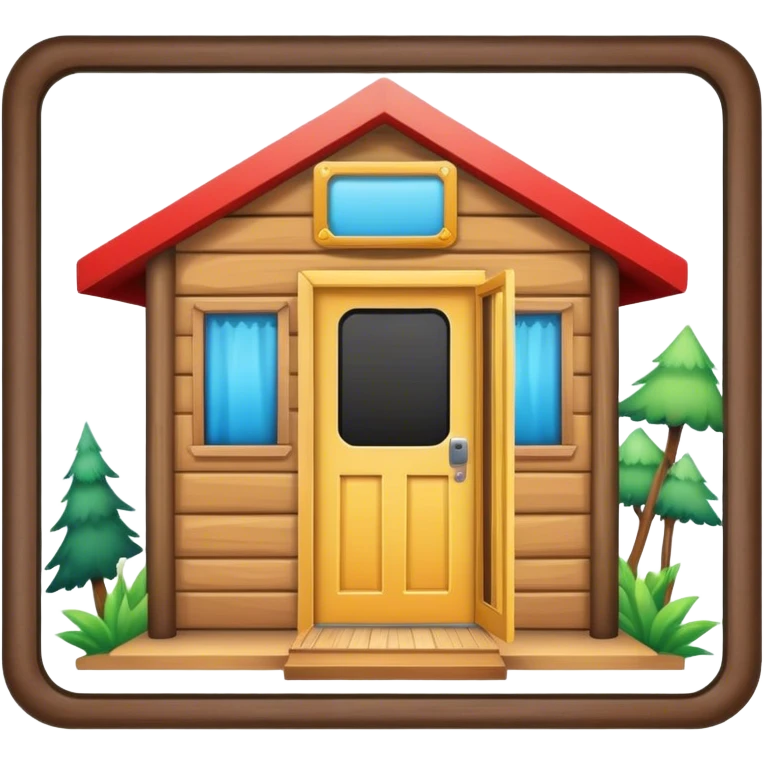 a photo booth cabin emoji