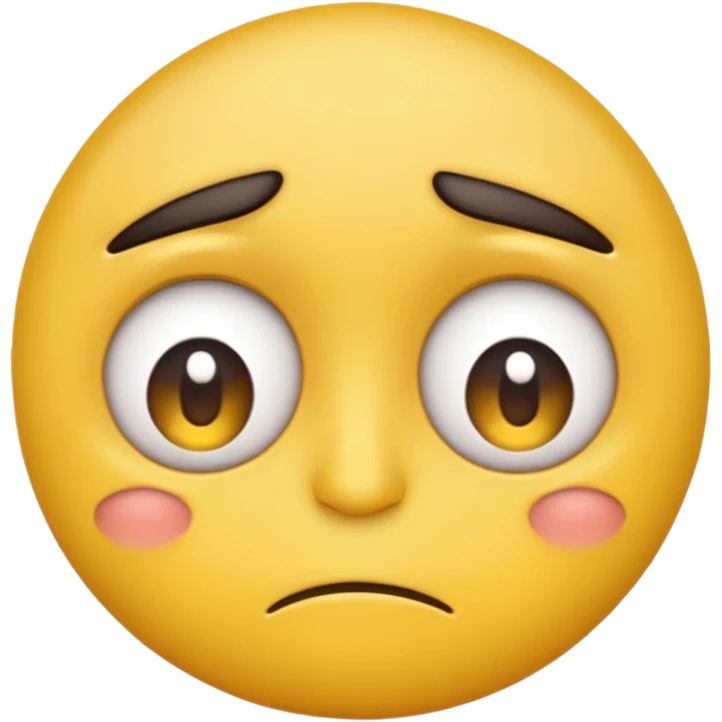 Tired emoji with eye bags emoji