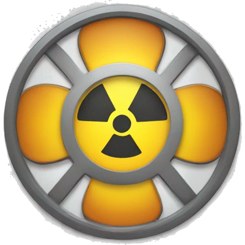 Nuclear logo emoji