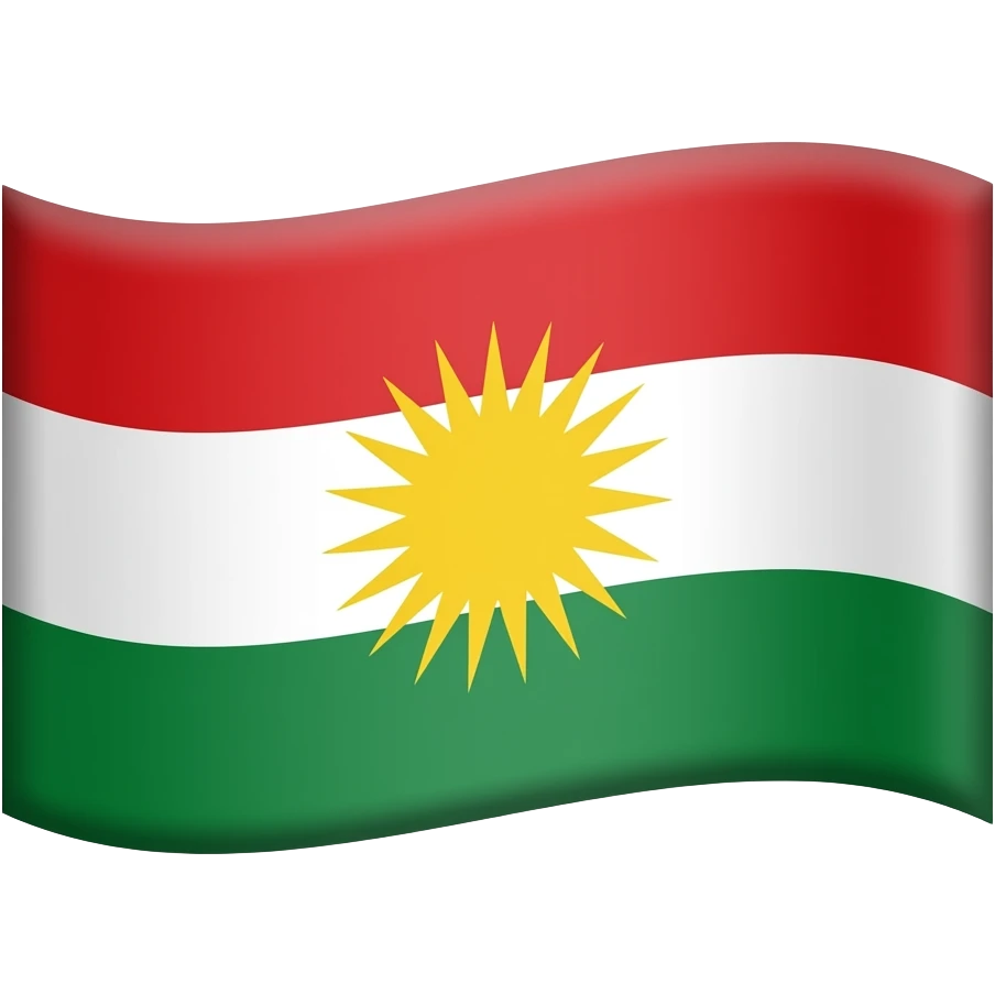 kurdistan flag emoji