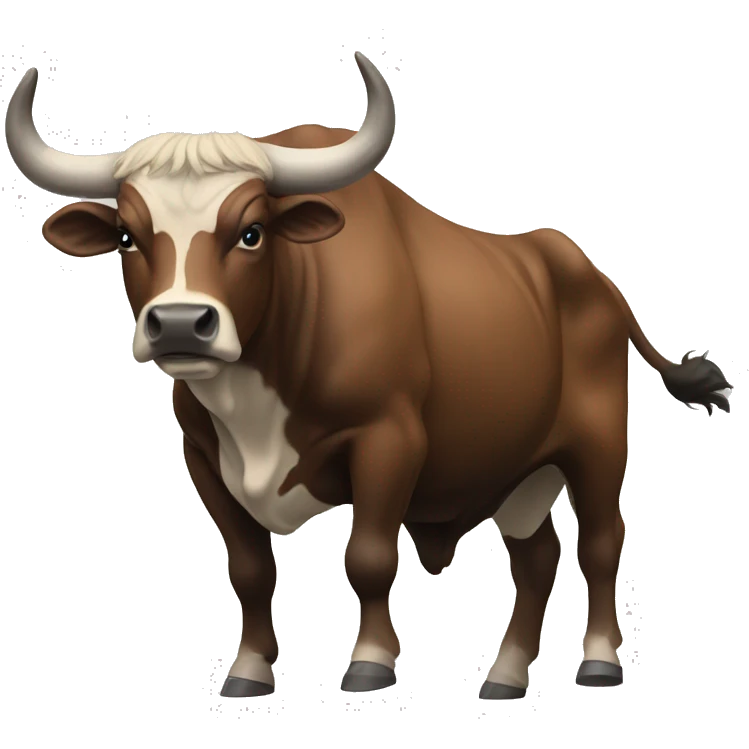 Bucking Bull full body emoji