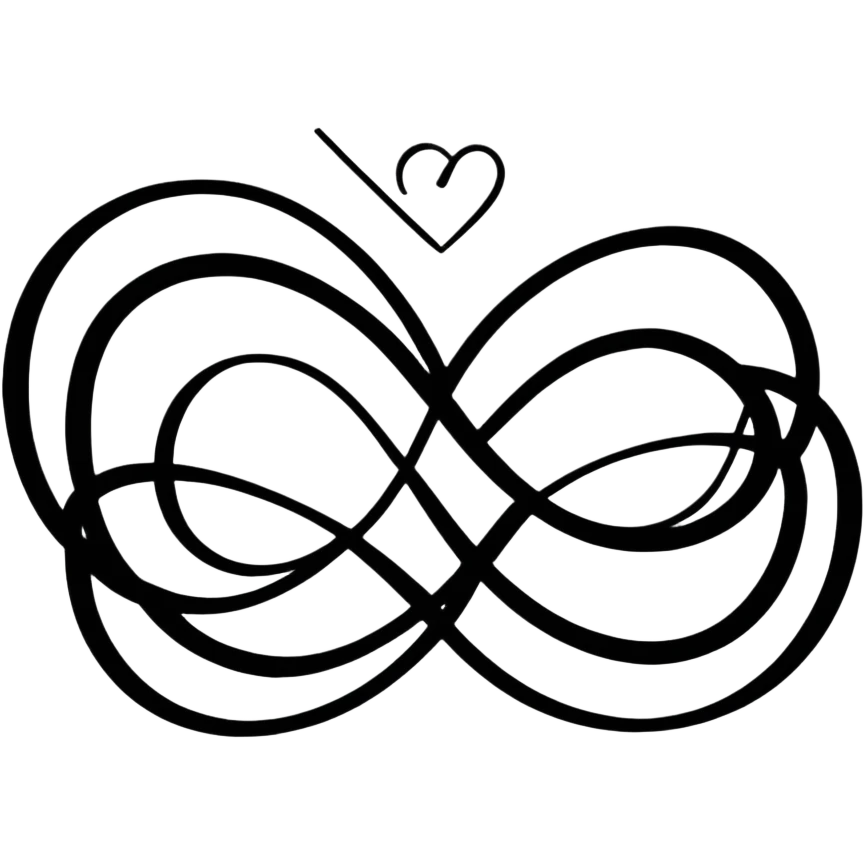 infinity love symbol emoji
