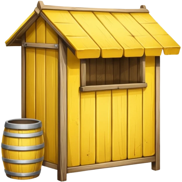 Yellow stall. emoji