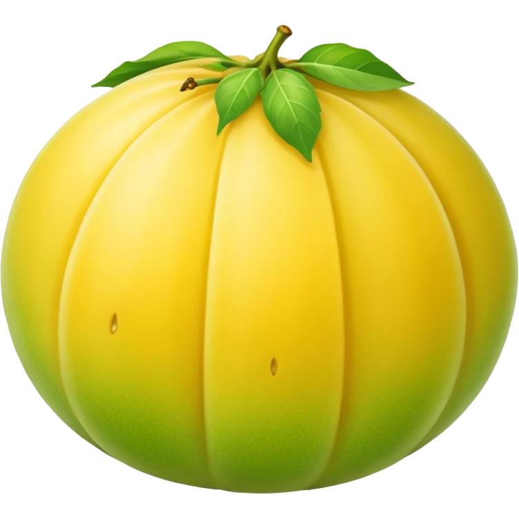 yellow whole honeydew melon fesh emoji