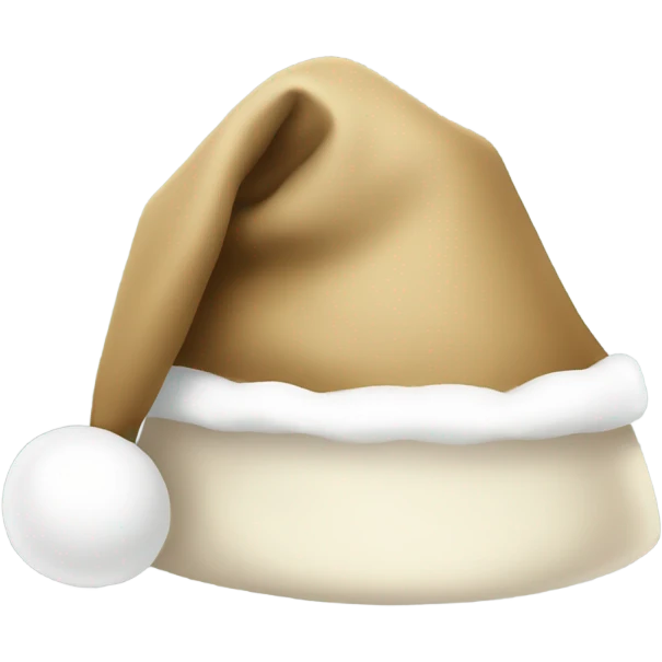 beige Santa Claus hat emoji