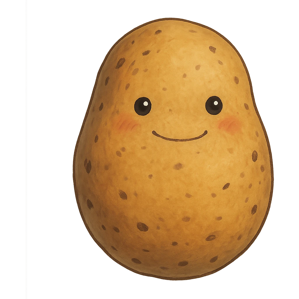 ghibli style potato emoji