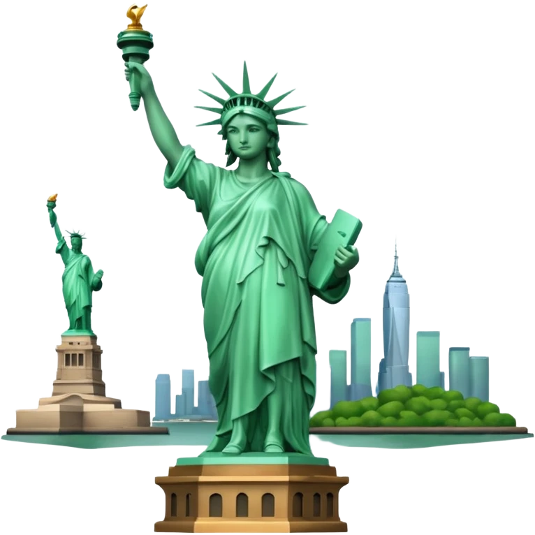 Liberty statue New York emoji