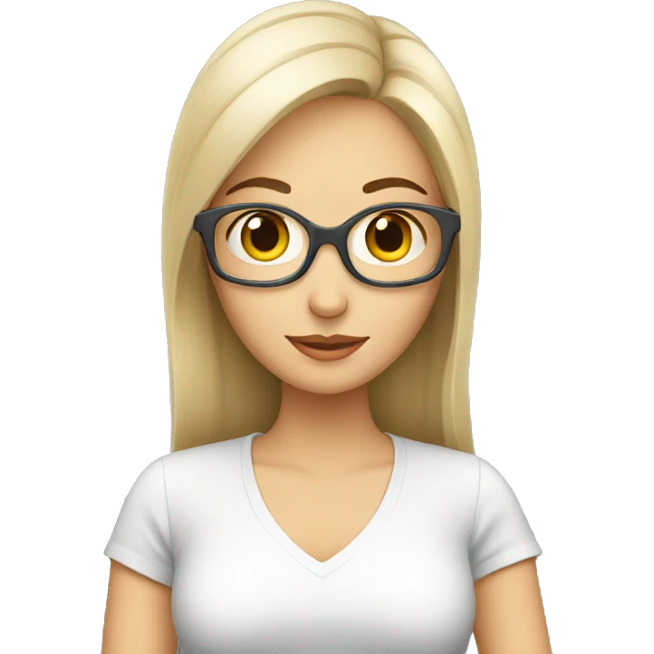 A women checking results  emoji