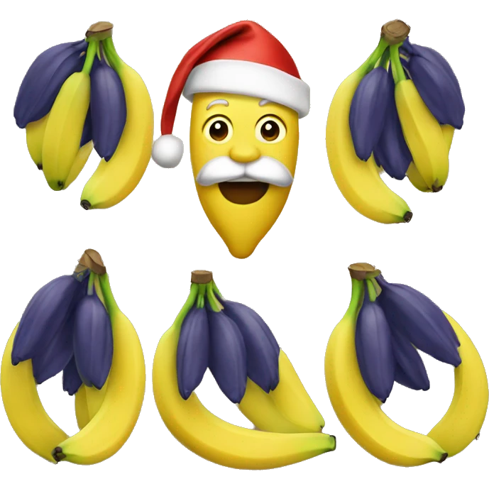 Banana santa emoji