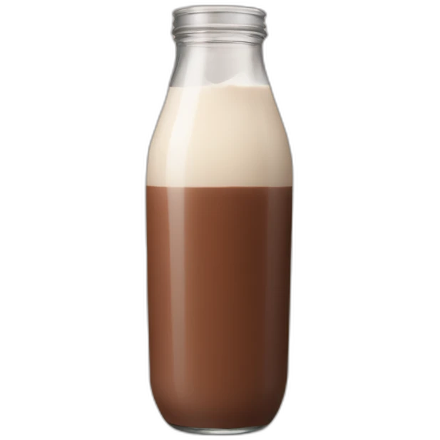 Chocolate milk  emoji