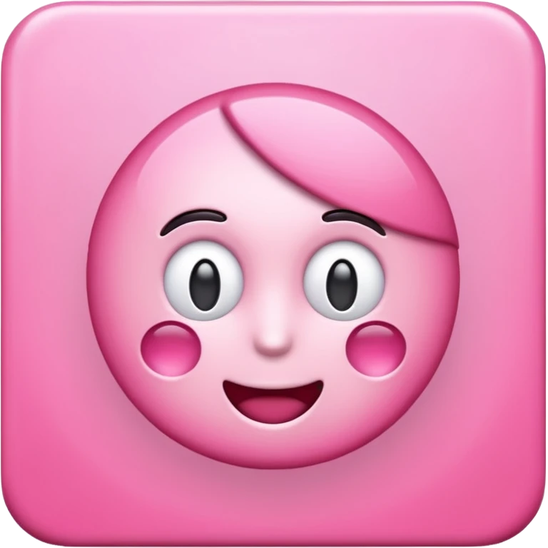 me haces un emoji de alerta en rosa tipo 3d ? te paso el código de color FDD2EF emoji