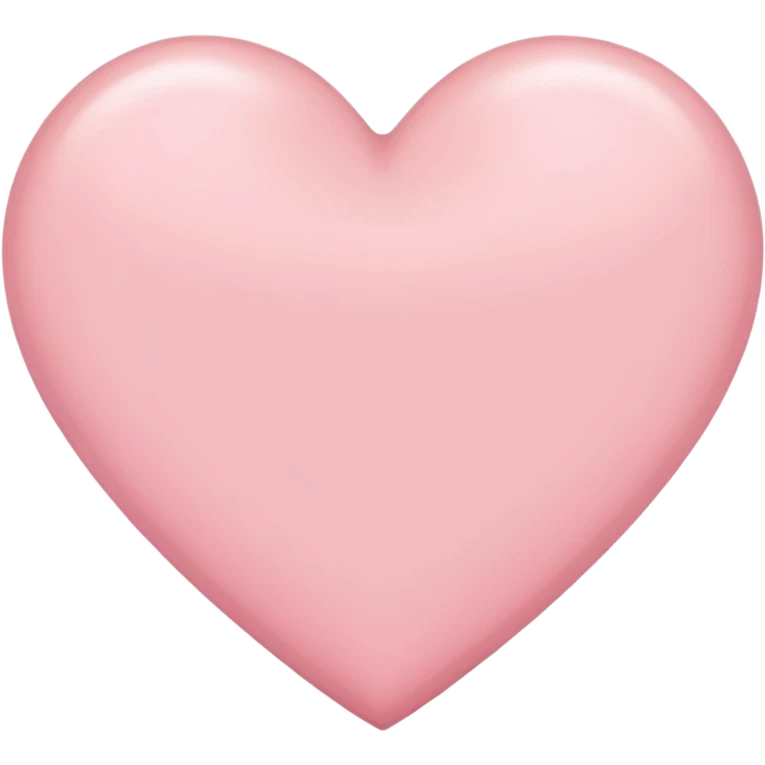 corazon de color rosa clarito emoji