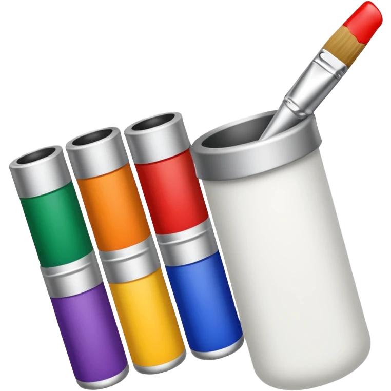 artist paint tubes emoji