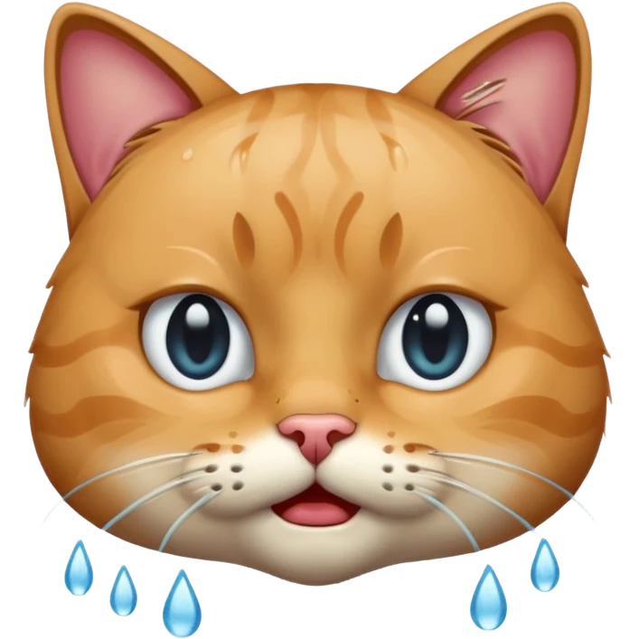 cat crying emoji