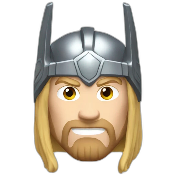 Thor marvel face emoji emoji