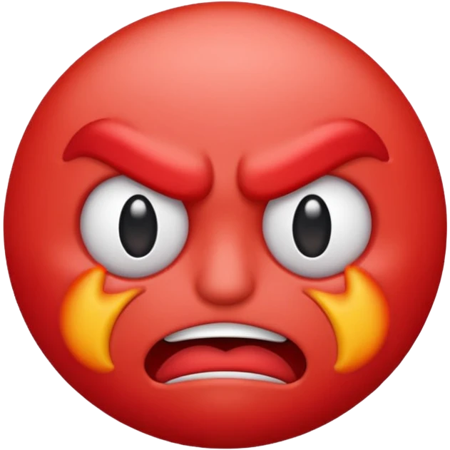 glorbo as a furious, red-faced emoji emoji