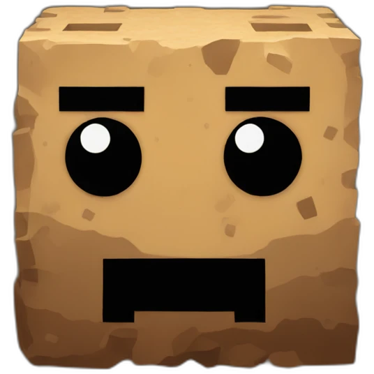 Dirt block, Minecraft emoji