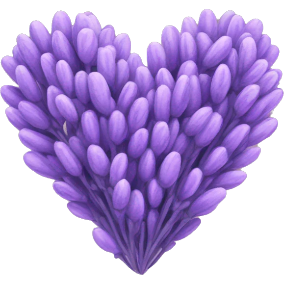 lavender heart  emoji