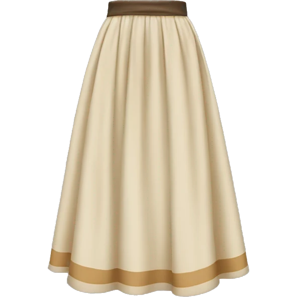 Long skirt  emoji