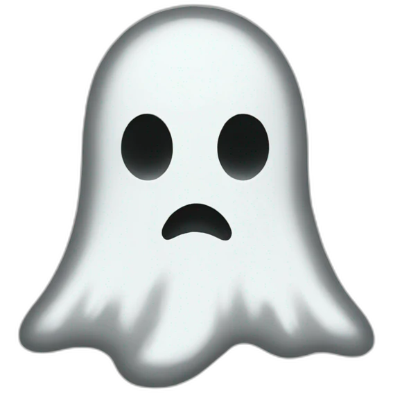 Snapchat ghost with CT in it emoji