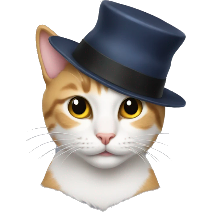 Cat in a hat  emoji