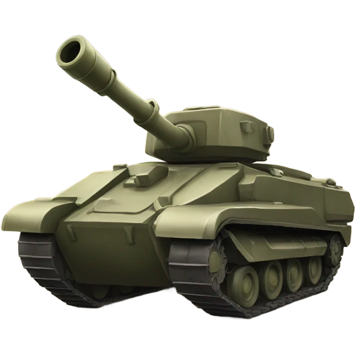 Create a emoji of one Tank in the báttle  emoji