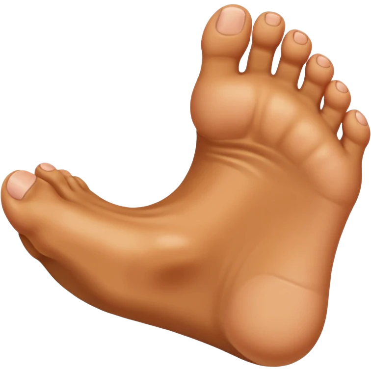 a foot is grabbed by a hand emoji