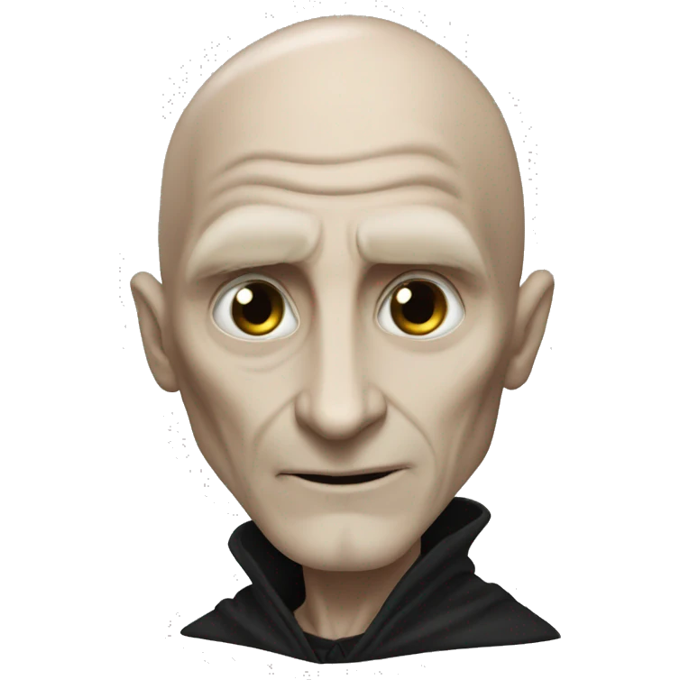 lord voldemort as harry potter with scar emoji