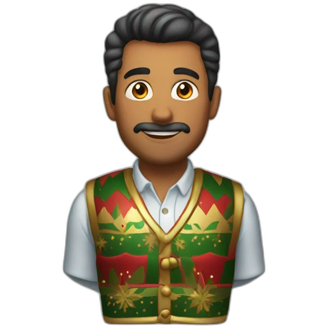HOMBRE NAVIDEÑO emoji