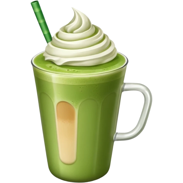 Matcha latte drink  emoji