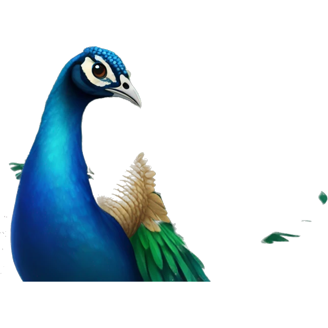 peacock feather emoji