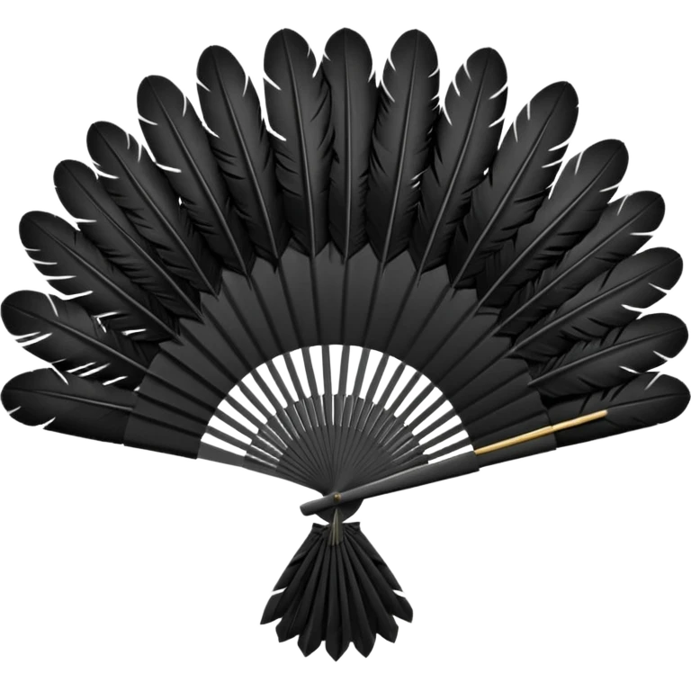 a-dovetail-consisting-of-black-feathers-that-spread-out-in-a-fan-shape.-without-the-dove. emoji