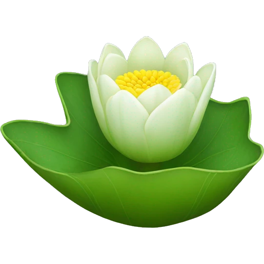 waterlily bud emoji