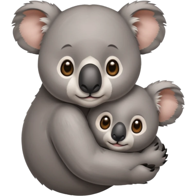 Koala wit mom emoji