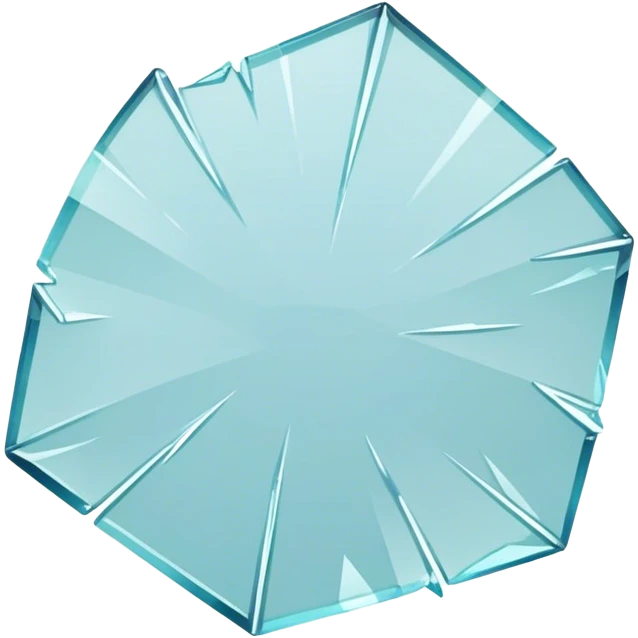 Broken glass emoji