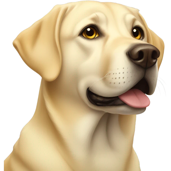 Yellow lab  emoji