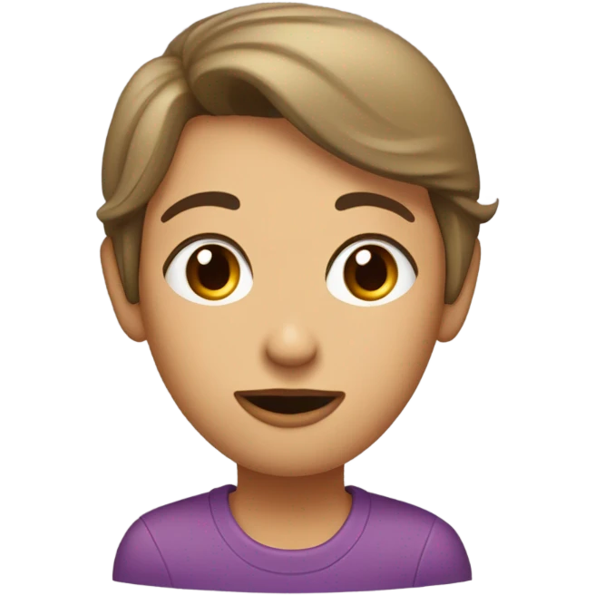 Una persona enojada diciendo "SE ACABÓ" emoji