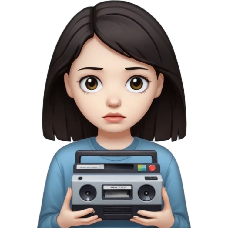 vcr sad girl hours emoji