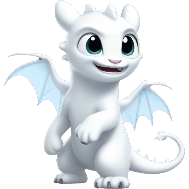 Light fury fighting stance emoji