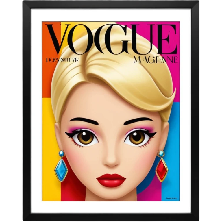 vouge magazine cover book emoji