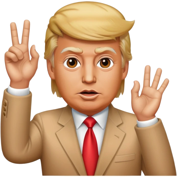 Трамп машет пенисом  emoji