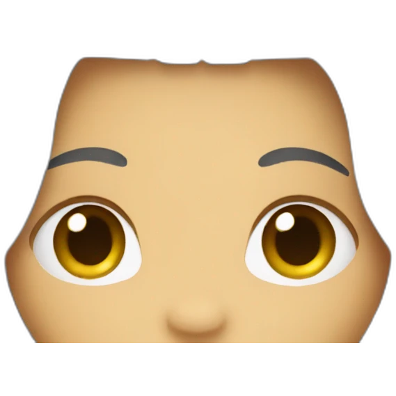 one hair emoji